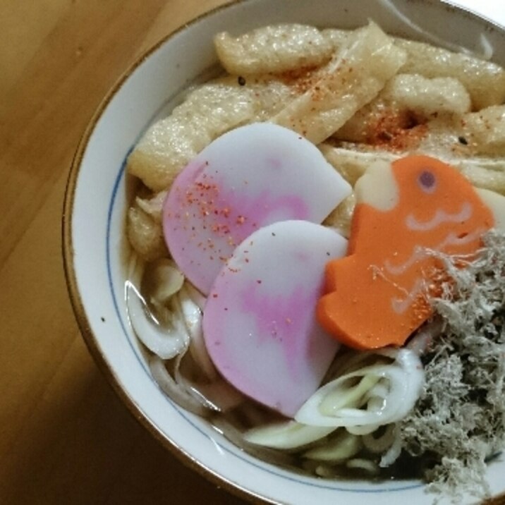 具材たっぷり蕎麦